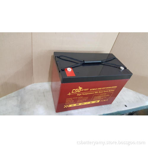 CSBattery 12V100ah High-Temp Deep Cycle Gel Battery